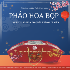 Giàn pháo hoa 75 viên