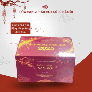 Giàn pháo hoa Bộ quốc phòng 300 quả